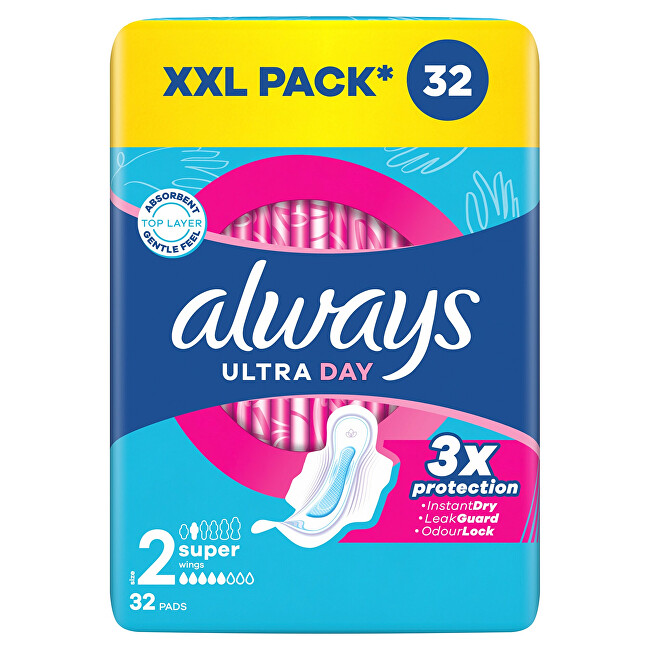Always Ultra Day Super Quatro sanitary napkins 32 pcs Moterims