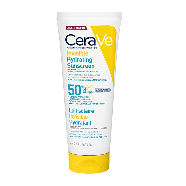 CeraVe Sunscreen SPF 50+ Invisible Hydrating Sunscreen 75ml Vaikams