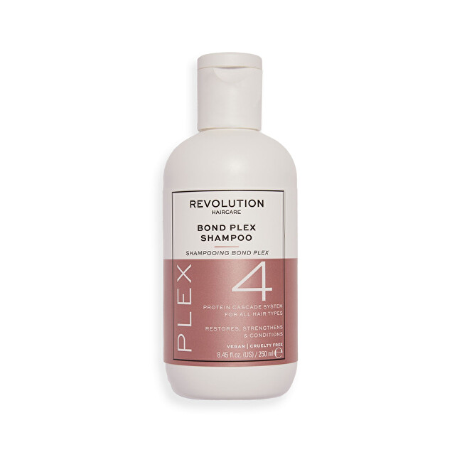 Revolution Haircare Intensively nourishing shampoo for dry and damaged hair Plex 4 (Bond Plex Shampoo) 250 ml 250ml Moterims