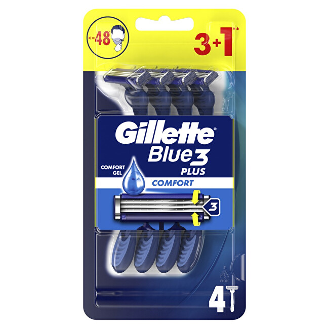 Gillette Gillette Blue3 Comfort jednorázová holítka 3+1ks Vyrams
