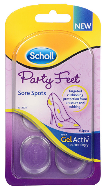 Scholl Pillows for Sensitive Feet on GelActiv 6 Pcs Moterims