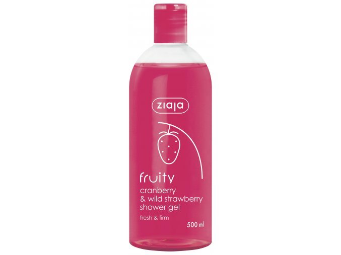 Ziaja Shower gel Cranberry & Wild Strawberry Shower Gel 500 ml 500ml Moterims