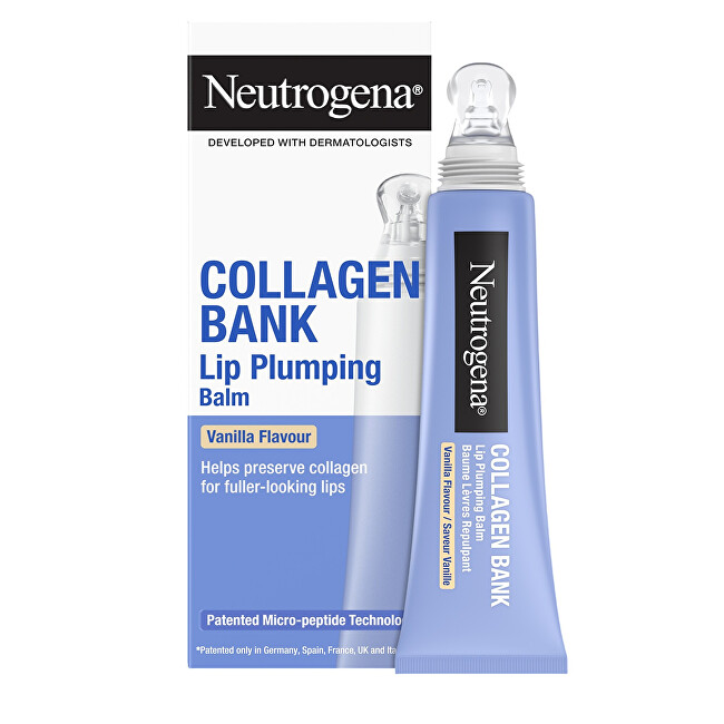 Neutrogena Collagen Bank Balm with fuller lip effect 12 ml 12ml lūpų balzamas