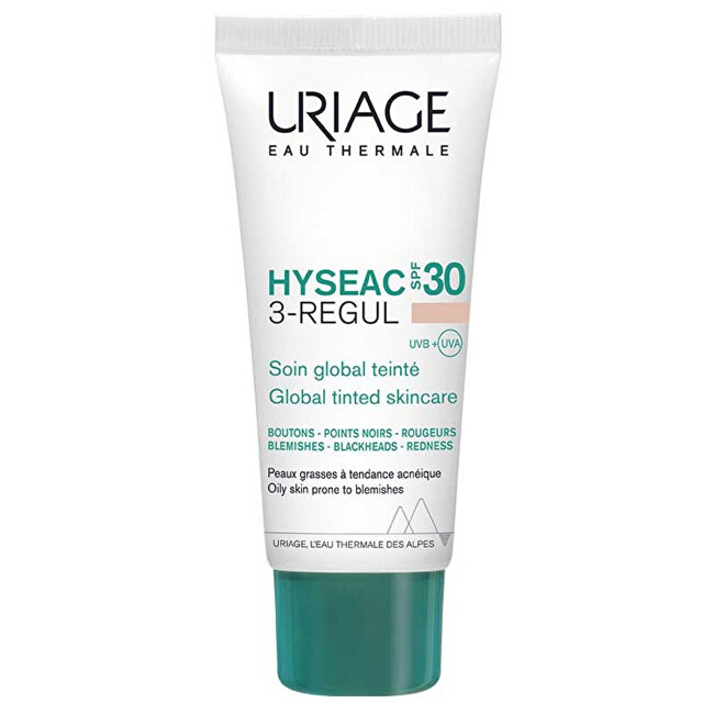 Uriage Tinted cream for problematic skin SPF 30 Hyseac 3-Regul (Global Tinted Skincare) 40 ml 40ml Moterims