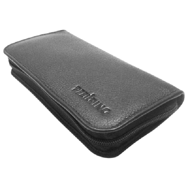 Pfeilring Solingen Manicure set made of genuine leather 5 pieces black Manikiūro priemonė