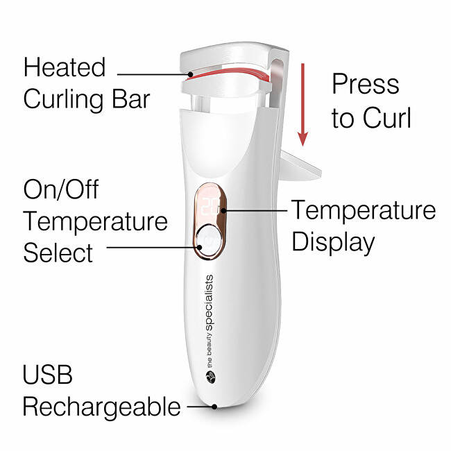 Rio-Beauty Electric eyelash curler ELCP kosmetika akims