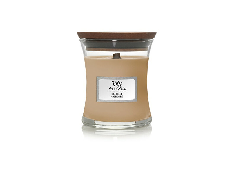 WoodWick Scented candle vase small Cashmere 85 g Unisex