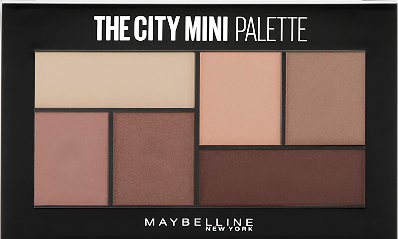 Maybelline The City Mini Palette 6 g 480 Matte About Town &scaron;e&scaron;ėliai