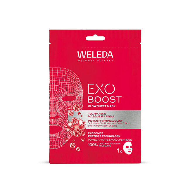 Weleda Firming Face Mask Pomegranate and Maca Peptides Mask Drėkinamasis veido kremas Moterims