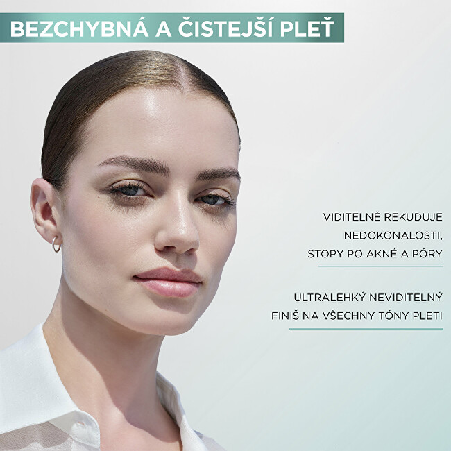 Garnier Daily fluid against skin imperfections SPF 50+ PureActive Salicylic (Daily UV Invisible + Matte) 40 ml 40ml vietinės priežiūros priemonė