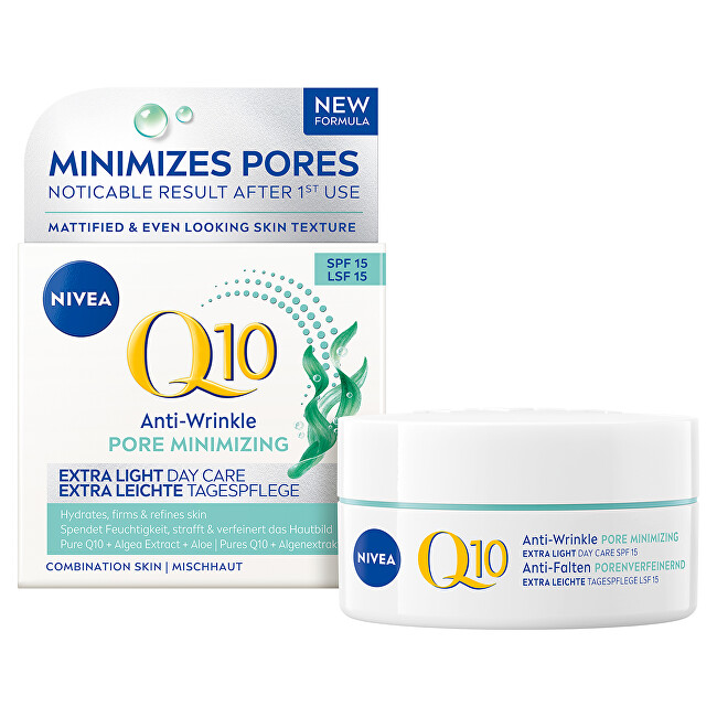 Nivea Day Cream SPF 15 Q10 Anti-Wrinkle Pore Minimizing (Day Care) 50 ml 50ml Moterims
