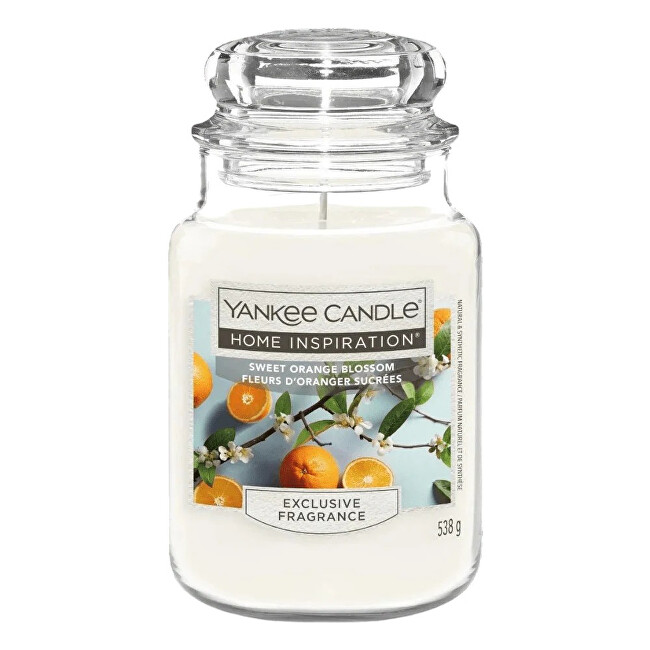 Yankee Candle Home Inspiration Sweet Orange Blossom Scented Candle 538 g kvepianti žvakė
