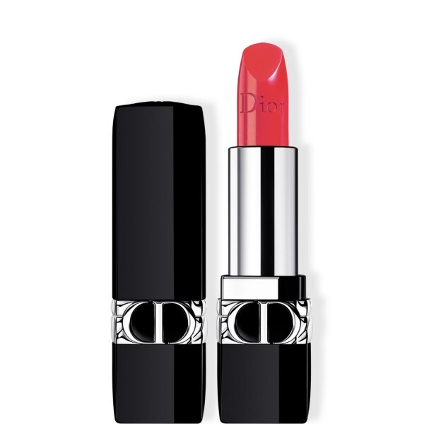 Dior Long-lasting refillable lipstick Rouge Dior Satin 3.5 g 999 Moterims