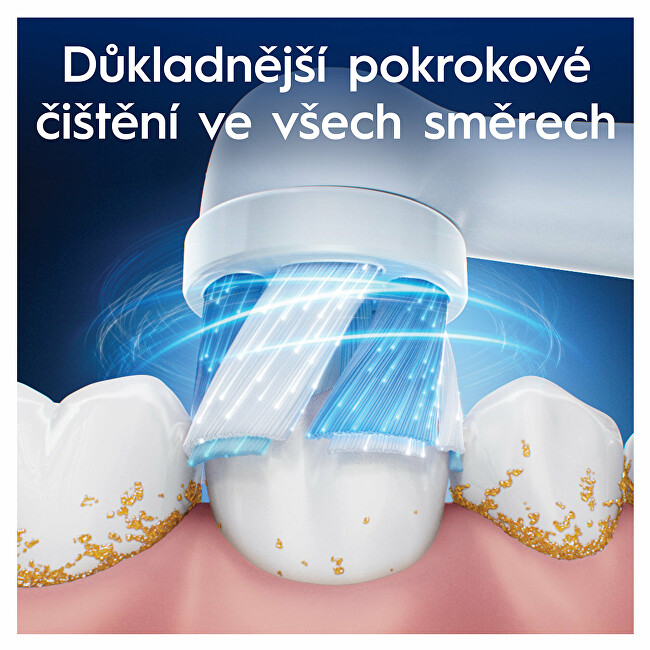 Oral B Ultimate Clean iO White replacement brush heads 4 pcs dantų &scaron;epetėlis