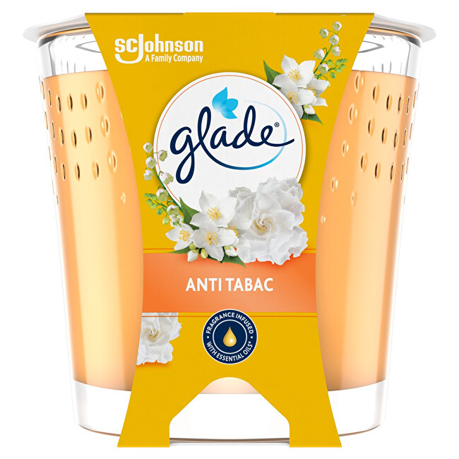 Glade Anti Tabac scented candle 112 g kvepianti žvakė