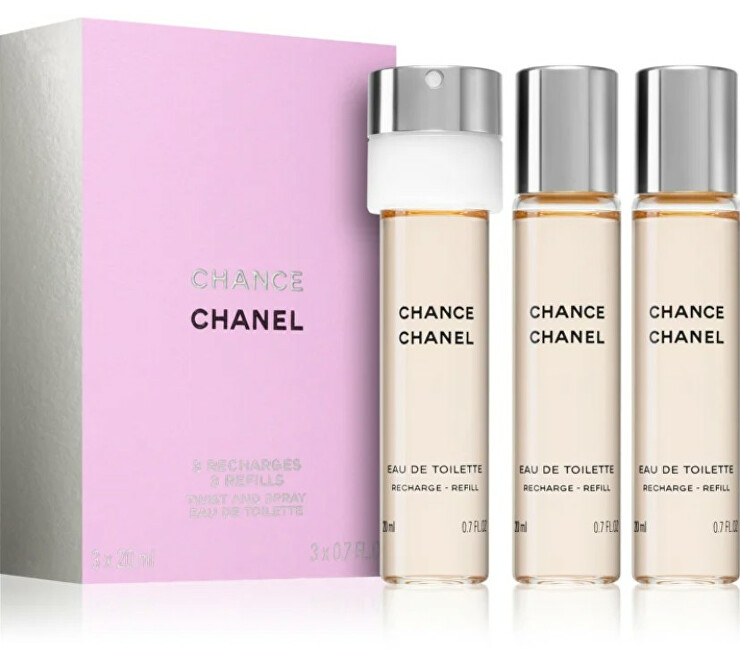 Chanel Chance - EDT - refill (3 x 20 ml) 60ml Moterims