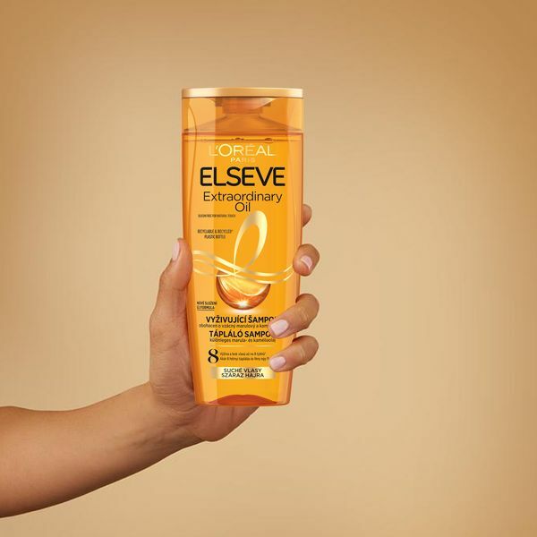 L&acute;Or&eacute;al Paris nourishing shampoo Elseve(Extraordinary Oil Shampoo) 400ml &scaron;ampūnas