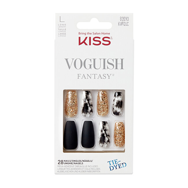 Kiss Adhesive nails Voguish Fantasy Nails New York 28 pcs priemonė nagams
