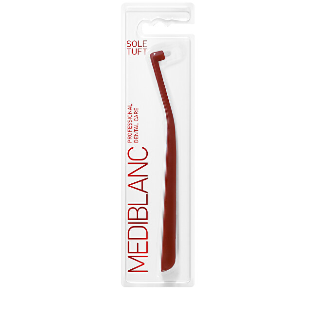 MEDIBLANC Single-bundle toothbrush Red 1 pc. Unisex