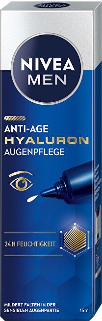 Nivea Eye cream against wrinkles Men Hyaluron 15 ml 15ml vietinės priežiūros priemonė