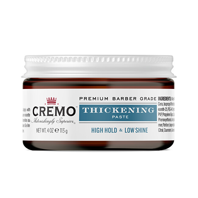 Cremo Hair styling paste High Hold & Low Shine (Thickening Paste) 113 g modeliavimo priemonė