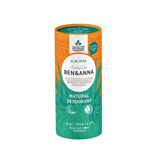 BEN & ANNA Natural deodorant without perfume Aloe Vera Natural Deodorant 40 g Moterims
