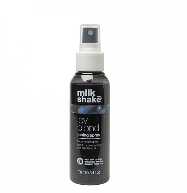 Milk Shake Spray for very light to platinum blonde hair Icy Blonde Toning Spray 100 ml 100ml &scaron;ampūnas