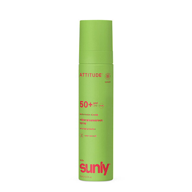 Attitude Children's mineral sunscreen spray SPF 50 Sunly Spray Apsauginė priemonė nuo saulės