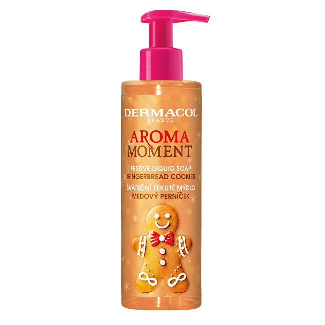 Dermacol Liquid soap Honey Gingerbread Aroma Moment (Festive Liquid Soap) 250 ml 250ml Moterims