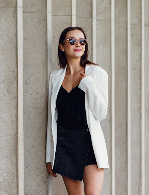 Vuch Sunglasses Mitzi Transparent Pink akiniai nuo saulės