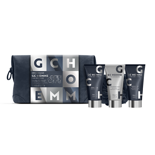 Grace Cole Homme Bathing Set ( Čern&yacute; pepř & Mandarinka ) - D&aacute;rkov&aacute; sada v ta&scaron;tičce ( 4 ks ) Vonios ir du&scaron;o priemonė Vyrams