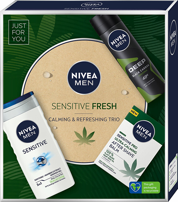 Nivea Cosmetic set for men for sensitive skin and skin Sensitiv e Fresh Vyrams