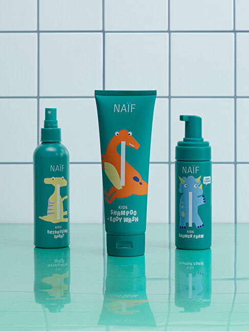 NA&Iuml;F Children&acute;s Detangling Spray 200 ml 200ml nenuplaunama plaukų priežiūros priemonė