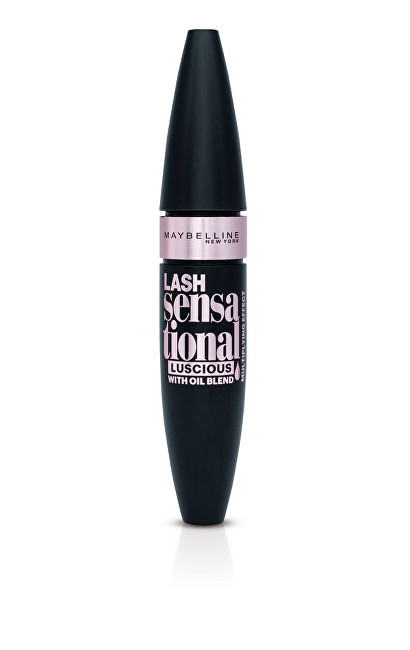 Maybelline Volume mascara for eyelashes (Lash Sensational Luscious Mascara) 9.5 ml Very Black blakstienų tu&scaron;as