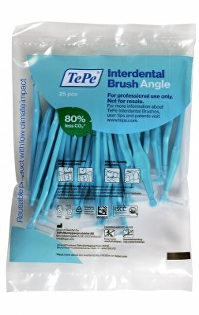 TePe Interdental brushes Angle 0.6 mm blue 25 pcs Unisex