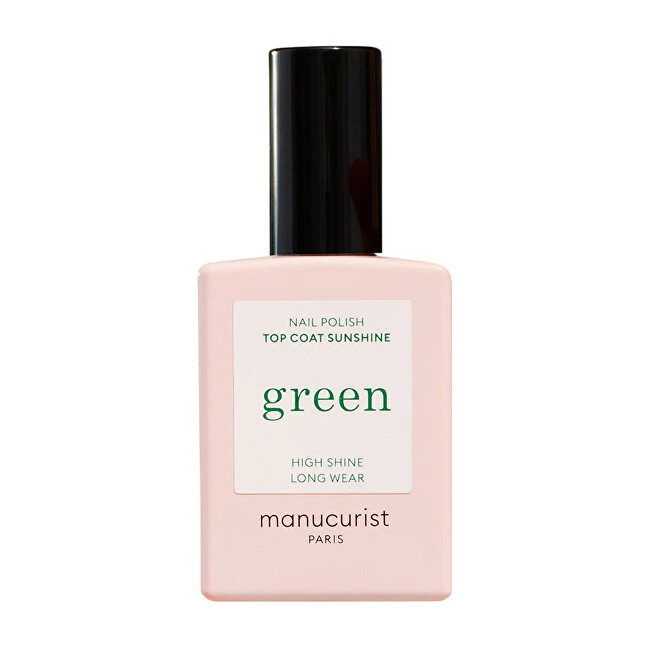 Manucurist Green Top Coat Sunshine Nail Polish 15 ml 15ml nagų lakas