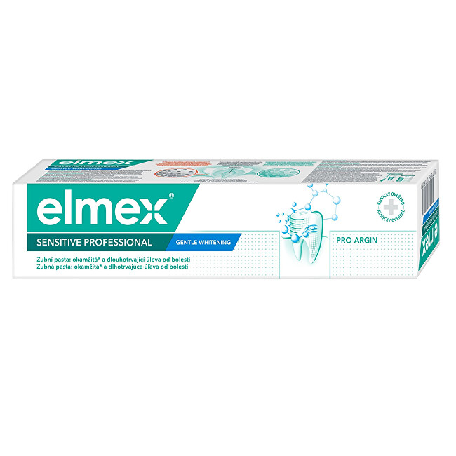 Elmex Sensitiv e Professional Gentle Whitening 75 ml 75ml Dantų emalį stiprinanti priemonė