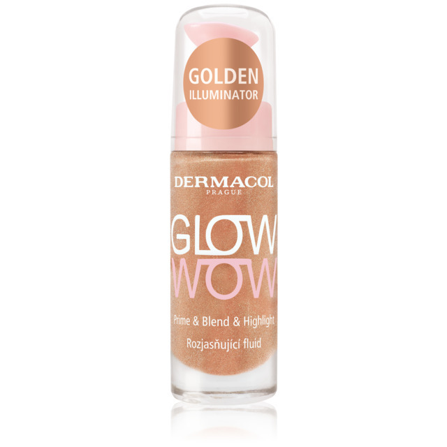 Dermacol Brightening fluid Glow Wow (Prime & Blend & Highlight) 20 ml 20ml šviesintojas