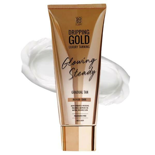 SOSU by Suzanne Jackson Self-tanning cream Medium/Dark Dripping Gold Glowing Steady (Gradual Tan) 200 ml 200ml Moterims