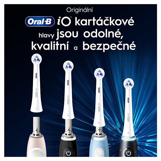 Oral B Replacement brush heads iO Interdental Clean 2 pcs dantų &scaron;epetėlis
