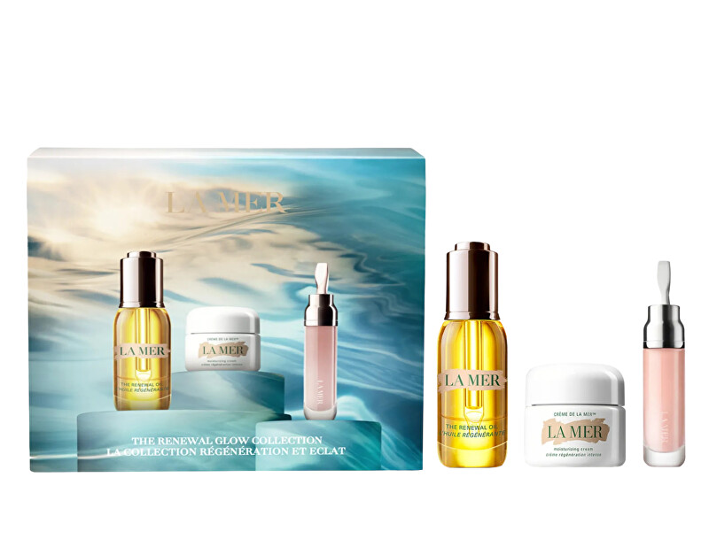 La Mer The Renewal Glow Collection Gift Set Drėkinamasis veido kremas Moterims