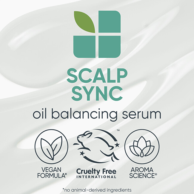 Biolage Scalp Sync oil balancing serum (Oil Balancing Serum) 50 ml 50ml nenuplaunama plaukų priežiūros priemonė