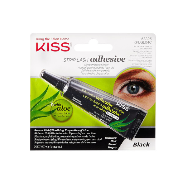 Kiss Lash Adhesive with Aloe Black 7 g Moterims