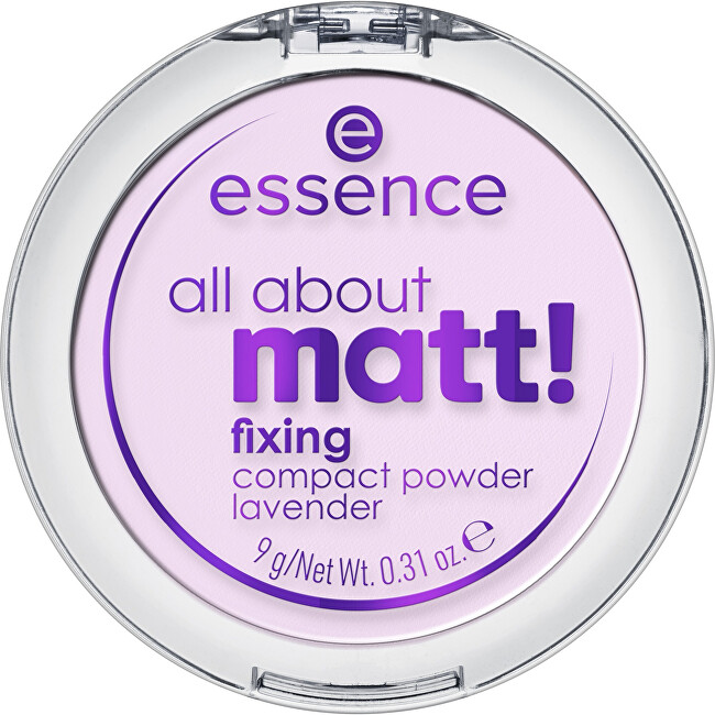 essence All About Matt! Lavender Fixing Powder - Kompaktn&iacute; pudr Pudra Sausa, biri pudra Moterims