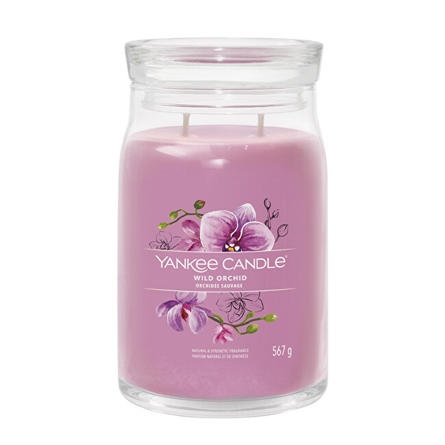 Yankee Candle Aromatic candle Signature glass large Wild Orchid 567 g Unisex