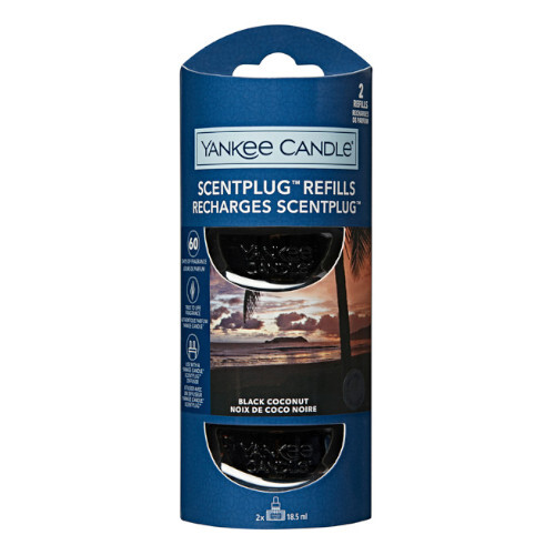Yankee Candle Replacement cartridge for electric diffuser Black Coconut 2 x 18.5 ml 18.5ml Unisex