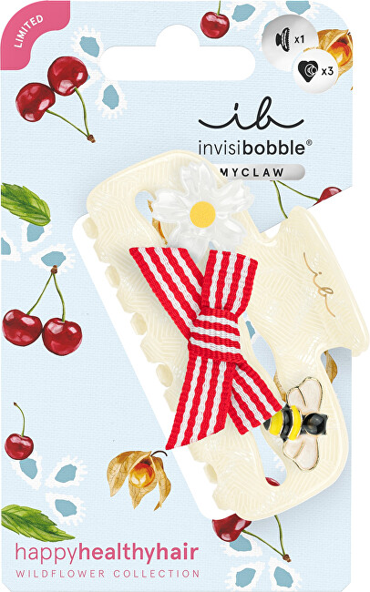 Invisibobble Myclaw Wildflower Juicy Charms Hair Clip M plaukų aksesuaras