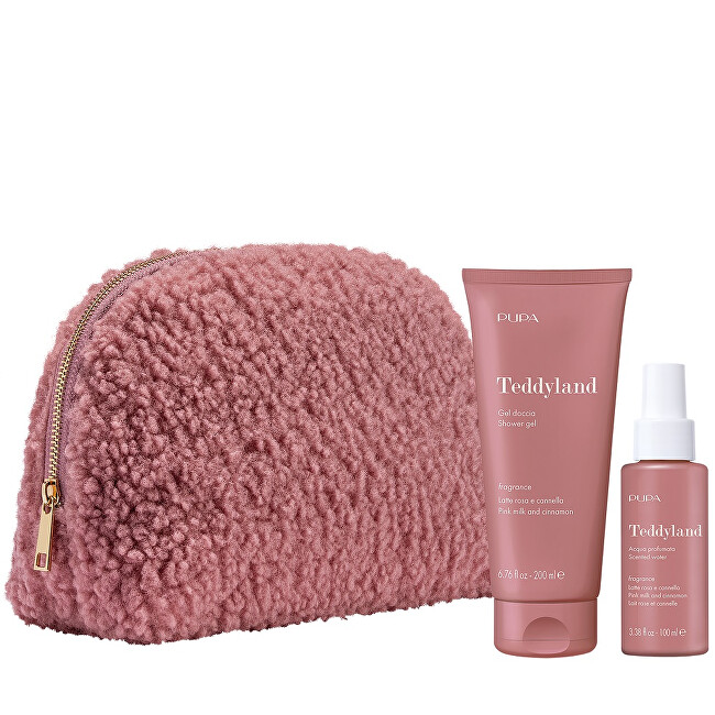 PUPA Milano Pink Milk and Cinnamon Teddyland Gift Set Moterims