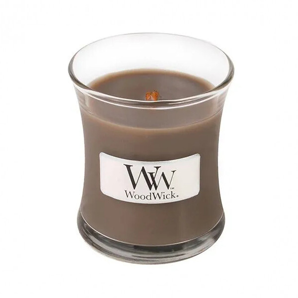 WoodWick Scented candle vase Sand & Driftwood 85 g kvepianti žvakė