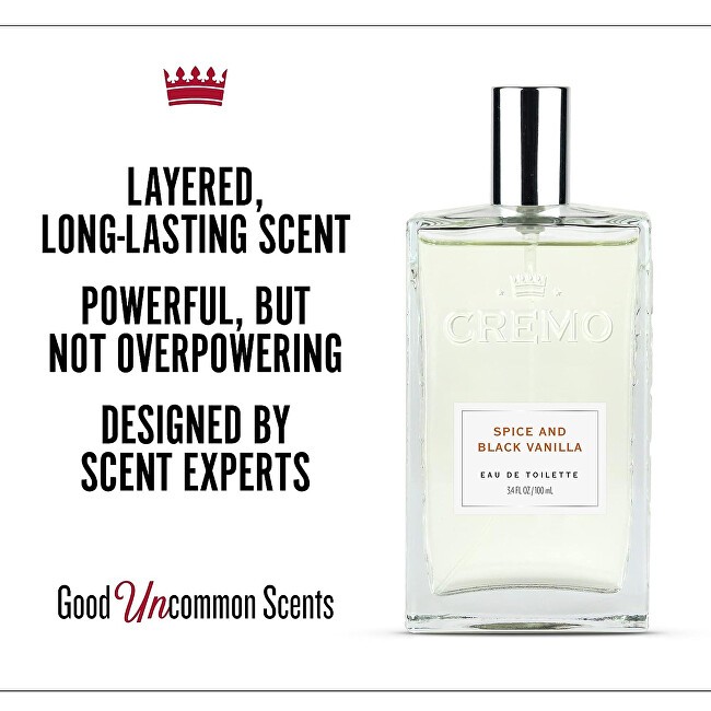 Cremo Spice & Black Vanilla EDT 100 ml 100ml kvepalai Vyrams